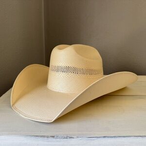 ATWOOD Hats Bob Moorhouse Collection Mohawk Straw Cowboy Hat size 7